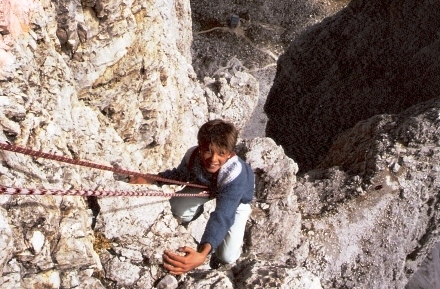 Tatiana_nel_1986_sulla_Cima_Piccola_di_Lavaredo